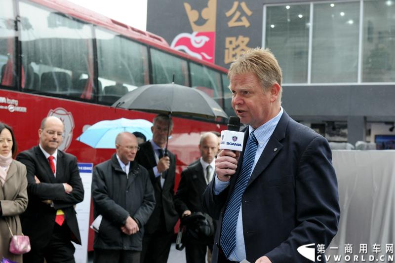斯堪尼亚中国 客车及巴士 销售总监 马瑞胜致辞