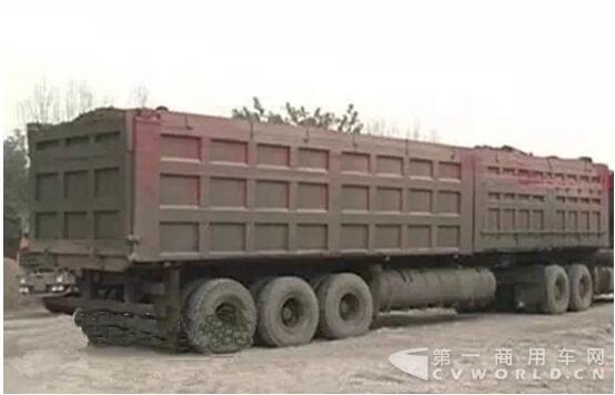 德阳货车超载113吨 总重相当于3节满载火车厢(图).jpg