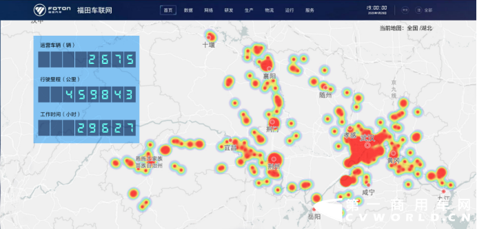 连日来，新型冠状病毒感染的肺炎疫情狙击战在全国打响，作为全国最大的车联网平台之一，截至2020年1月28日，福田智科车联网已接入1057057辆。