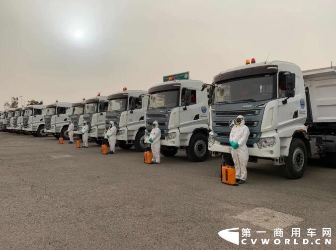 2019年12月29日，三一重卡首笔500台国际订单的首批40台车正式发车，经过1个多月的长途跋涉，于2020年2月2日终于到达目的地科威特。