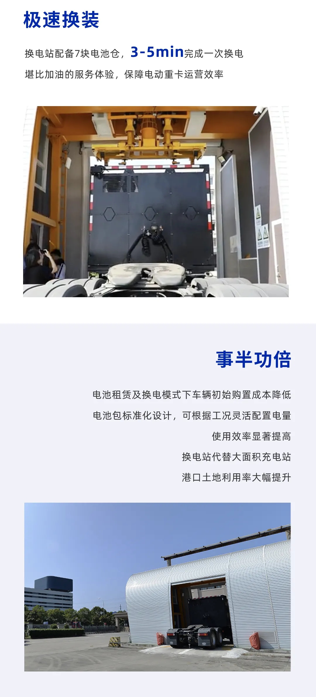 近期，搭载宁德时代电池系统的上海首批华菱换电重卡交付临港新城，该项目由上海融合电科融资租赁有限公司实施。