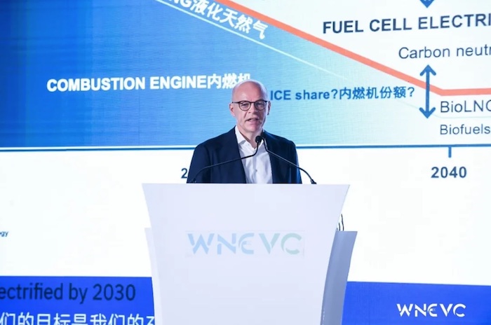 2021年9月15-17日，“2021世界新能源汽车大会”（WNEVC 2021）在海南国际会展中心盛大召开，会上沃尔沃倡议推动物流电气化发展。