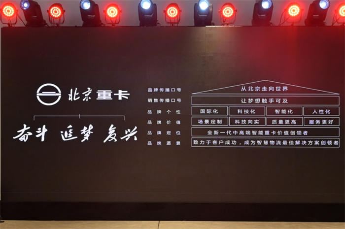 2023年1月9日，北京重卡品牌在北京发布，一个全新的世界级中国重卡品牌正式诞生。