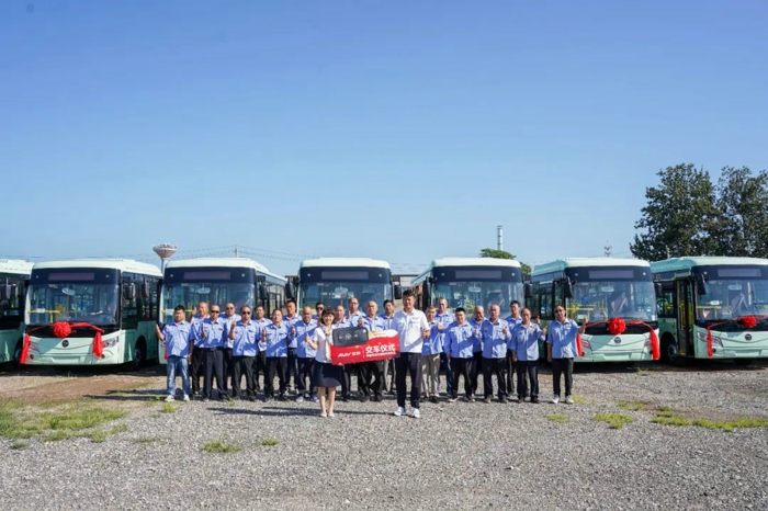 福田欧辉80台BJ6851纯电城市客车交付北京万佳通5.jpg
