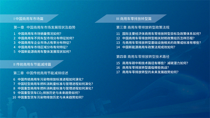 为推动商用车实现高质量的零排放转型发展，并进一步凝聚行业内共识，中国清洁交通伙伴关系（CCTP）组织编写了《中国商用车零排放转型发展研究》报告，并于11月28日在“迈向零排放交通论坛2023—— 暨中国清洁交通伙伴关系年度会议”上重磅发布。