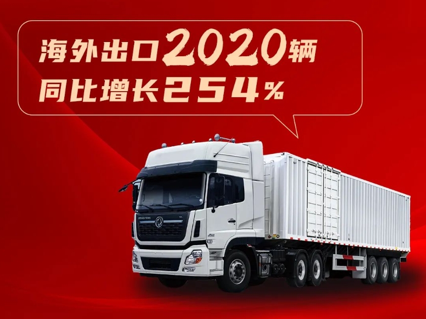 东风商用车1月销量16150辆，同比增长217％