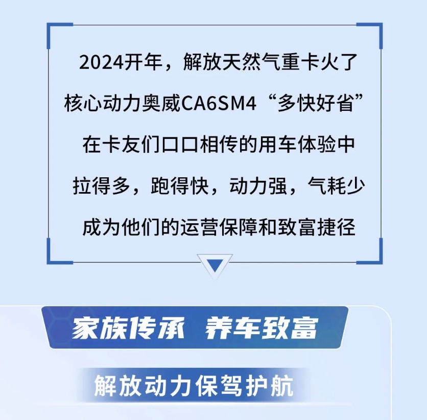 知芯荟丨老司机尝试油转气，CA6SM4演绎“多快好省”