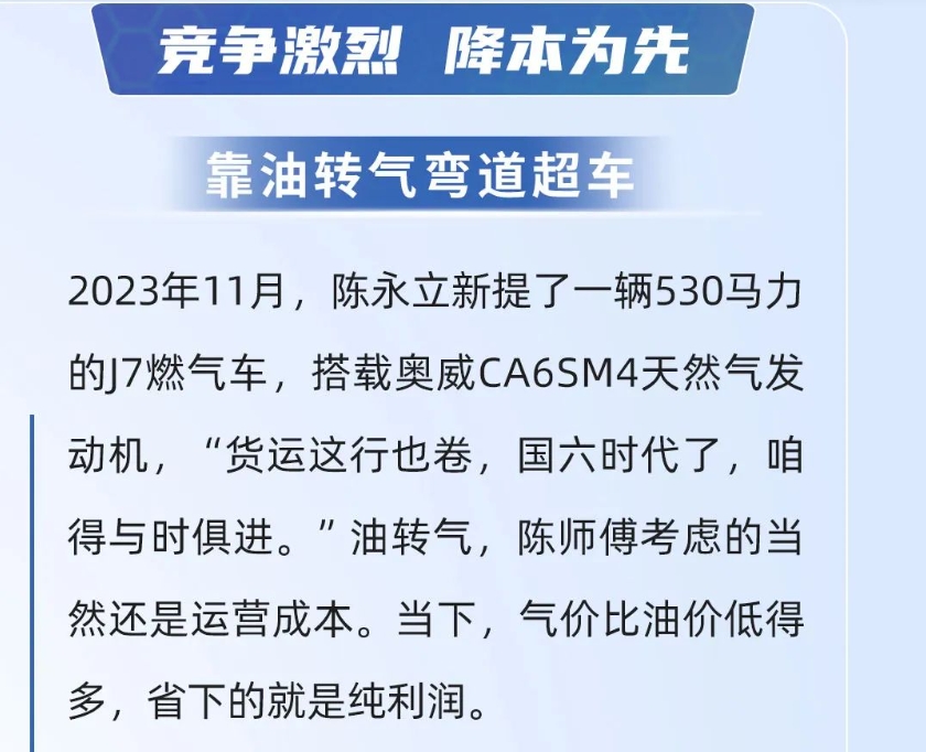 知芯荟丨老司机尝试油转气，CA6SM4演绎“多快好省”