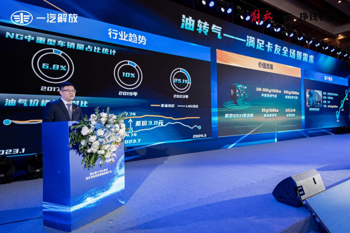 近日，北斗数据显示：5月，我国中重卡市场销售约4.2万辆，同比小幅提升8%，较上一年同期增长约3000辆。二季度，市场持续受到多重因素的影响，呈现出“同比上升、环比下降”的小幅震荡，终端市场竞争尤为激烈。一汽解放在“大干60天，决胜上半年”的动员下，展现出强烈的斗志与决心，销量“逆势上扬”，不仅在市场中彰显强大的品牌实力，并且持续领跑国内终端市场