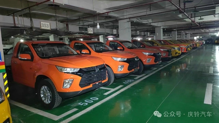 庆铃汽车应急救援单排皮卡批量交付湖北.jpg