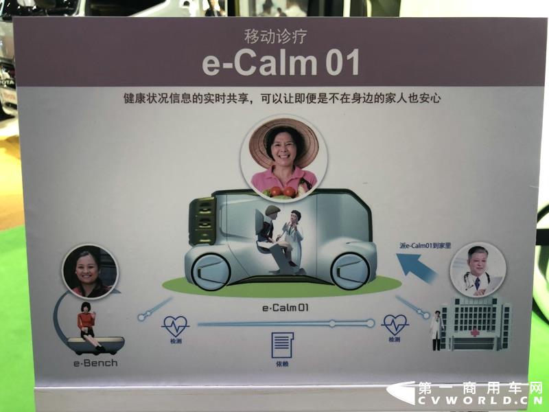 丰田e-Calm 01移动诊疗氢燃料车