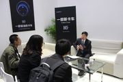 东风柳汽乘龙仪式现场专访活动   