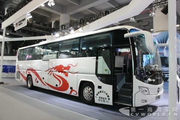 福田欧辉展出的混合动力客车外观及内饰 (5).jpg