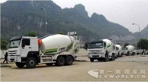 2016年中国出口搅拌车 超过75%销往东南亚地区.jpg