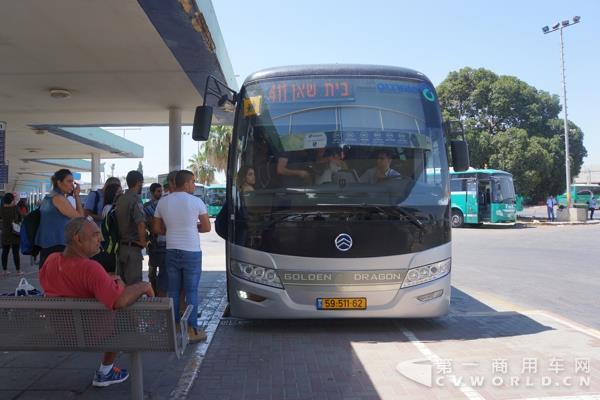 4 以色列街头，与金旅“Golden Dragon”不经意的邂逅已成为一种独特风景.jpg