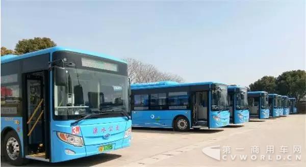 南京溧水：20辆开沃纯电动公交上路“开跑”.jpg
