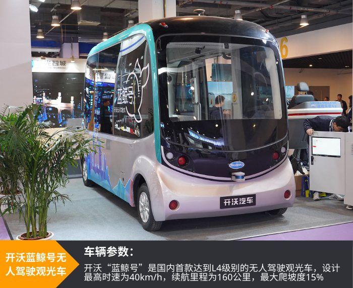 移动互联网、人工智能、车联网、5G、大数据、云计算等新兴技术的日趋成熟，改变着每个人的日常工作和生活，也将深刻改变我们的出行方式。近几年智能网联、自动驾驶汽车风头正劲，开沃汽车也推出了国内首款具有L4级别的无人驾驶观光车“蓝鲸号”。