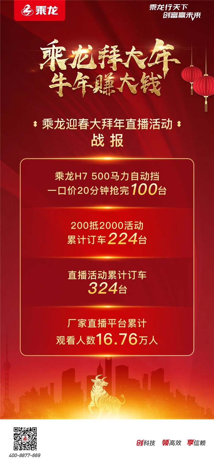 交车持续火爆 大年三十仍有人提车