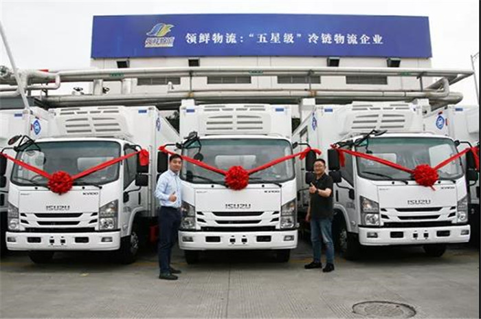 抢“鲜”一步，庆铃五十铃再次批量交付领鲜物流8.jpg