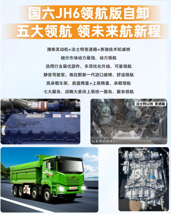 “国六创领 自卸启航”解放青汽国六自卸新品上市仪式成功举办！