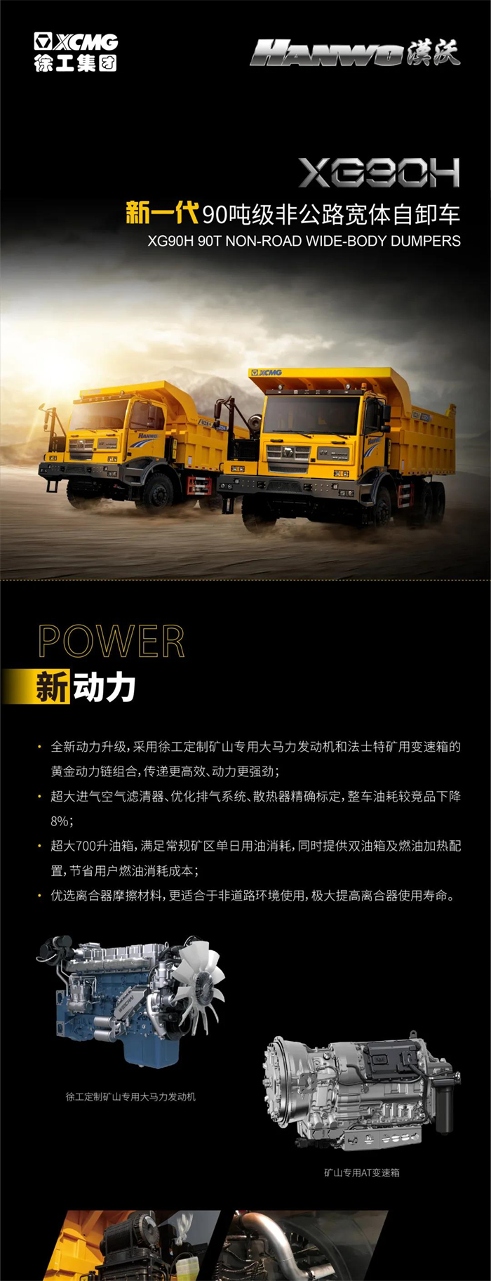 三年磨一剑，锋芒今且试，徐工第三代非公路宽体自卸车XG90H荣耀发布。