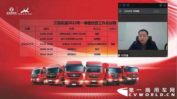 一季度，江苏商代处协同经销商紧盯终端客户，了解客户购车需求、提供车辆全生命周期解决方案，最终赢得客户信赖，累计签订购车合同850台，实现终端交付709台。