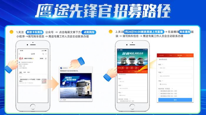 7月26日，以“智鹰畅途、创领未来 ”为主题的一汽解放鹰途上市发布暨品鉴大会，将在被誉为“人间天堂”的杭州隆重举行。 