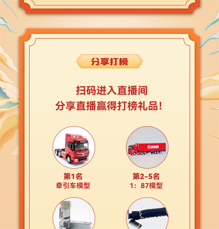 1元秒4万！好物好价好生活！818徐工卡车生活节即将登场！