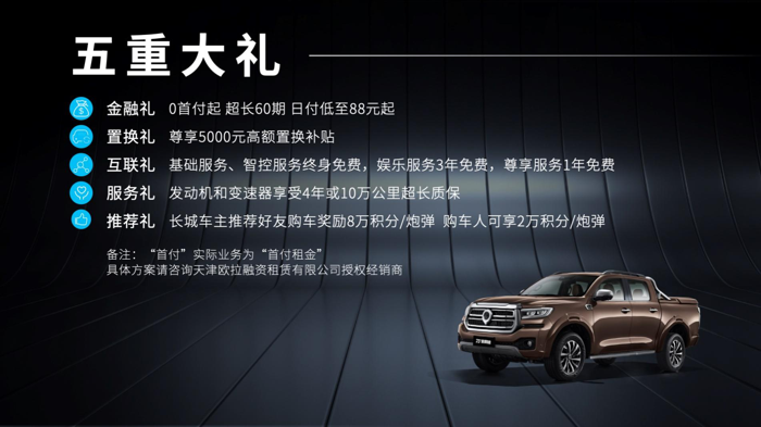 全球智能豪华皮卡2023款乘用炮焕新上市 12.68万元起2.png