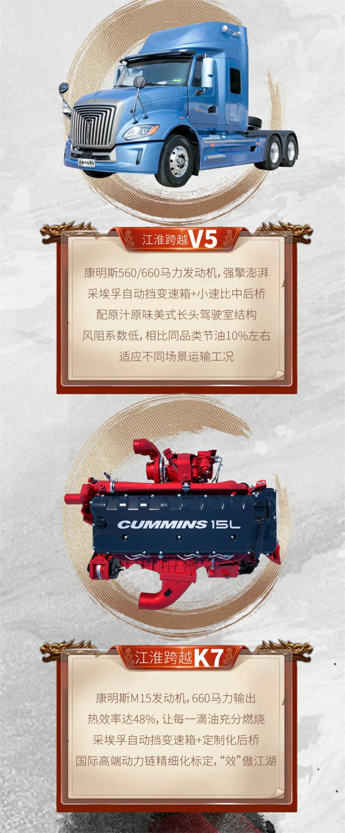 长途运输双子星，征服干线万里行！