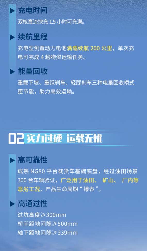 北奔全新纯电动载货车为油田绿运满电出发！4.jpg