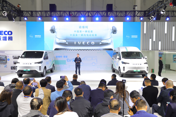 【第一商用车网 原创】南京依维柯要发力纯电动轻客市场。