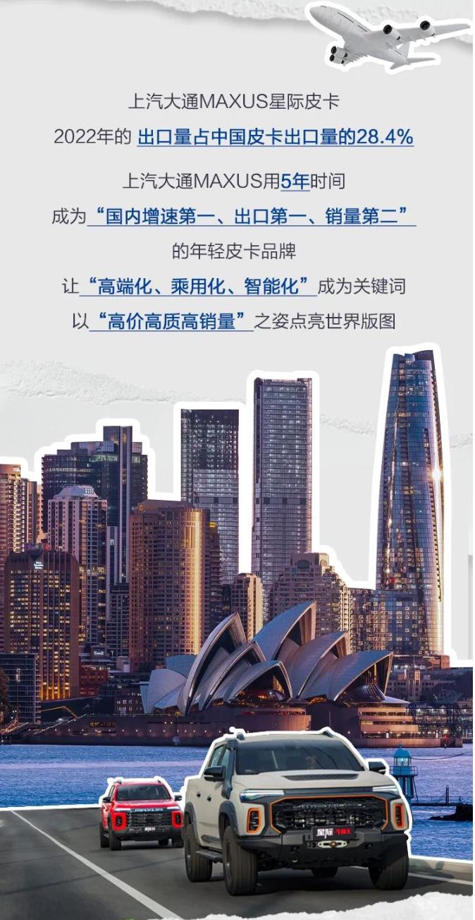 “大通加速度”满帆疾航，将不断引领皮卡进阶发展。