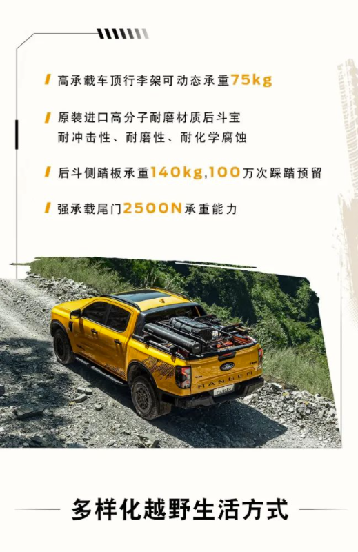 12月20日，全新一代福特游骑侠Ranger全系车型在云南昆明正式上市，官方指导价14.58万元起。江铃集团党委书记、董事长邱天高，福特中国总裁兼首席执行官吴胜波，江铃股份总裁熊春英，集团班子成员衷俊华、丁文敏，江铃福特科技总裁刘继升出席发布会。