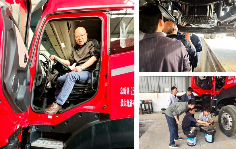 为确保龙擎DGi13-520燃气车顺利上市，后市场事业部积极响应公司要求，全力以赴做到新交付车辆100%制定服务方案、100%新车整备、100%售时培训，实现交付车辆
