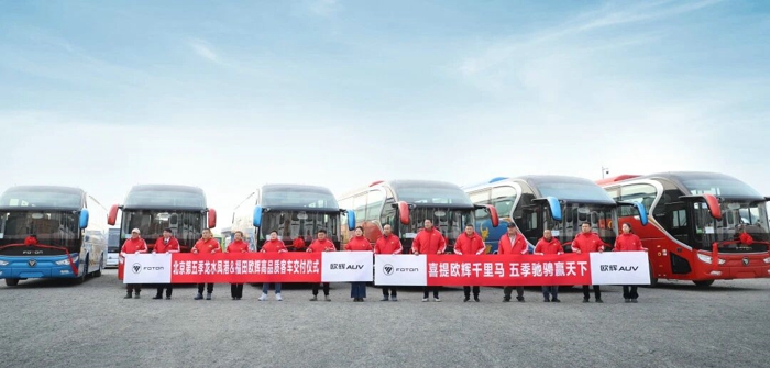 欧辉BJ6122批量交付北京龙水凤港 定制化客车1.jpg