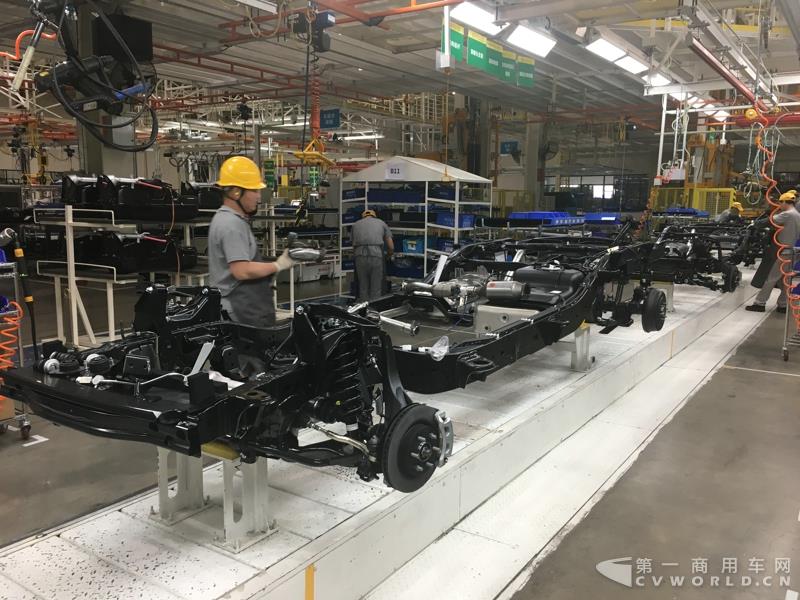 郑州日产新总装生产线