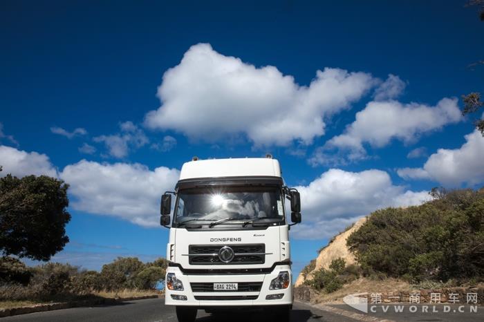 东风天龙卡车在非洲